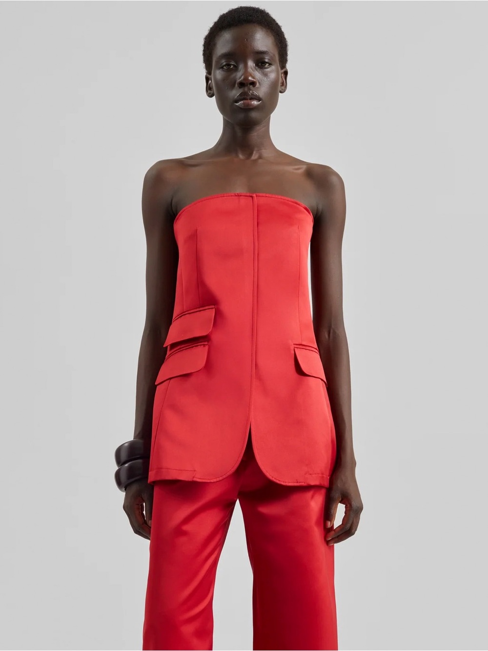 Satin Bustier | The Frankie Shop